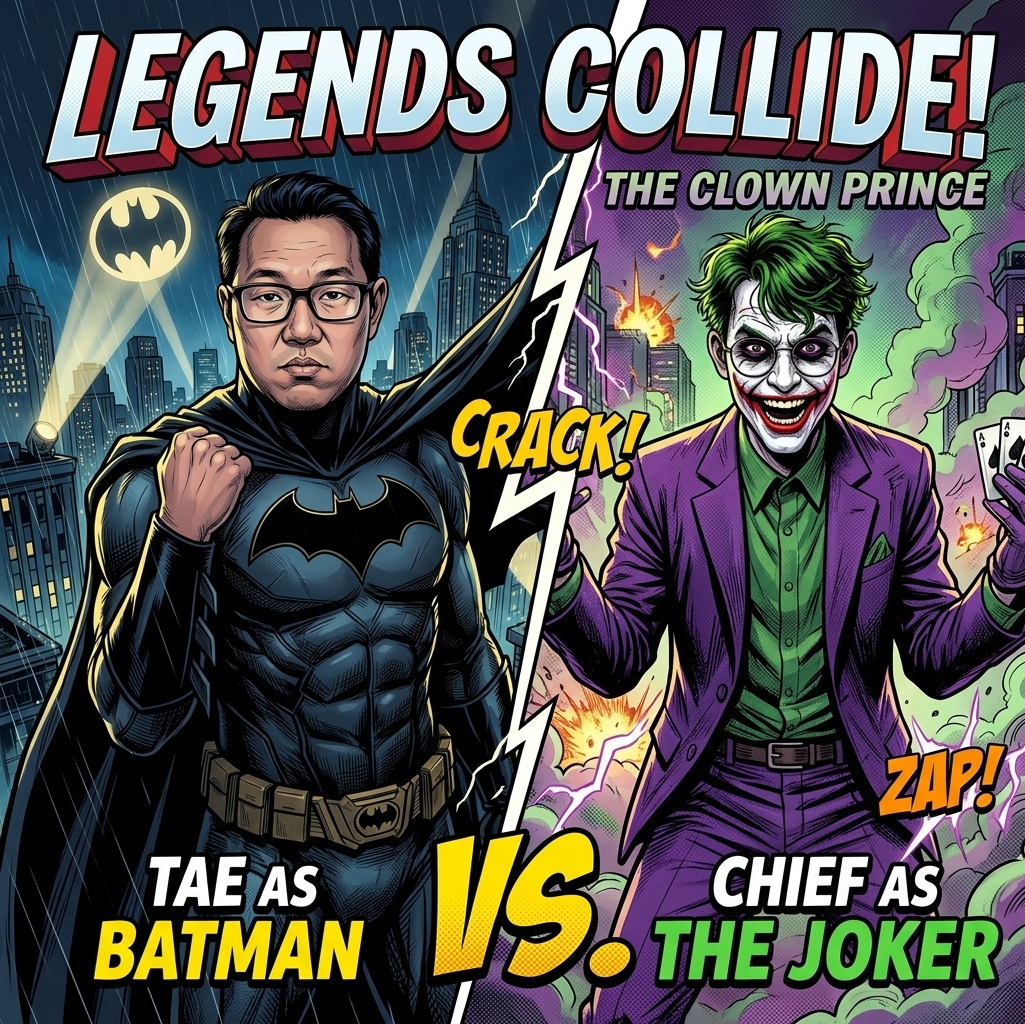TAE Batman & Chief Joker — Epic Hero Splash